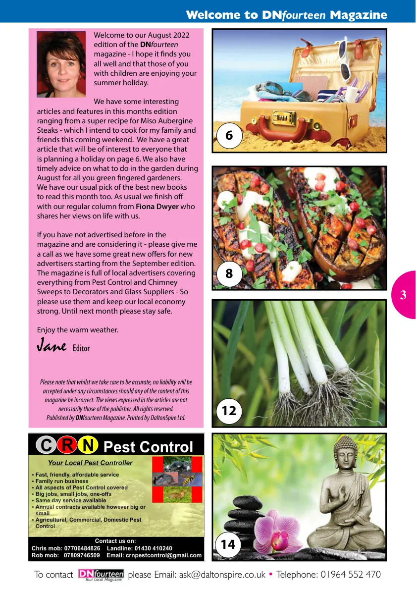 DNfourteen Magazine — August 2022 — Page 3 of 16