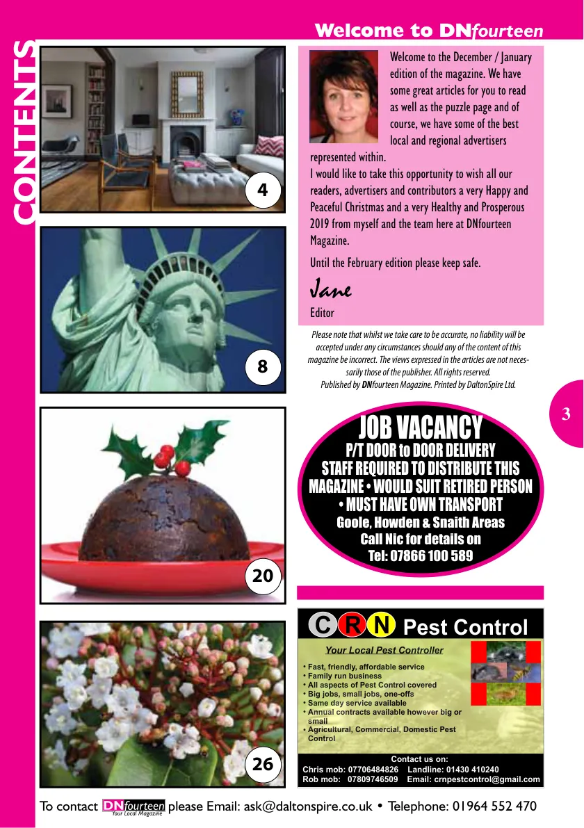 DNfourteen Magazine — December 2018 — Page 3 of 32