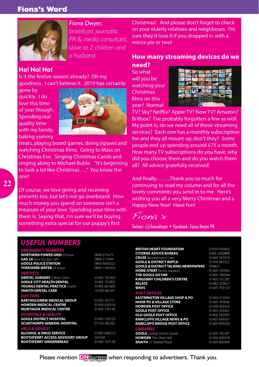 DNfourteen Magazine — December 2019 — Page 22 of 24