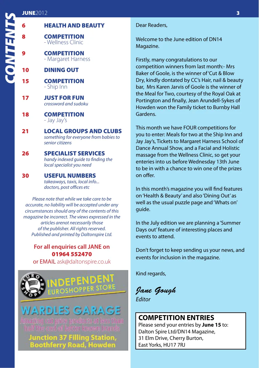 DNfourteen Magazine — June 2012 — Page 3 of 32