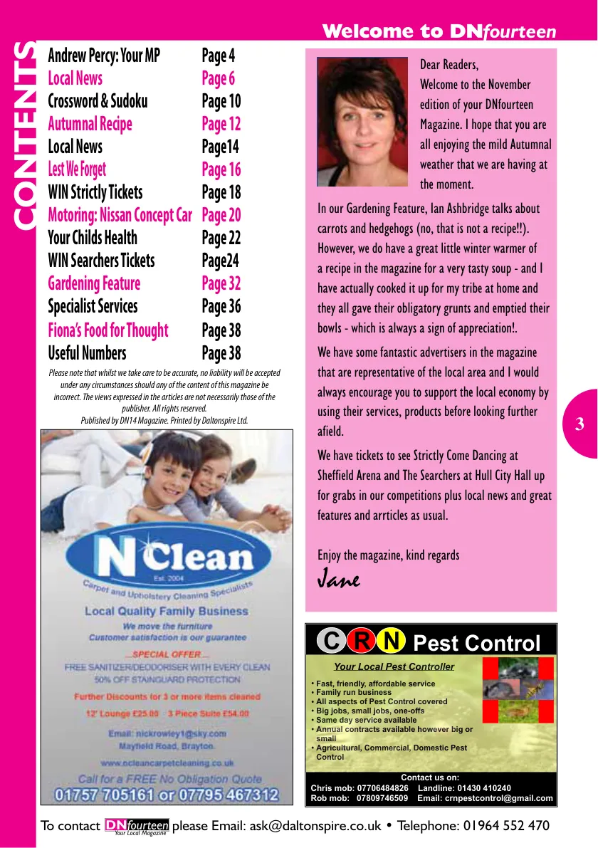 DNfourteen Magazine — November 2015 — Page 3 of 40