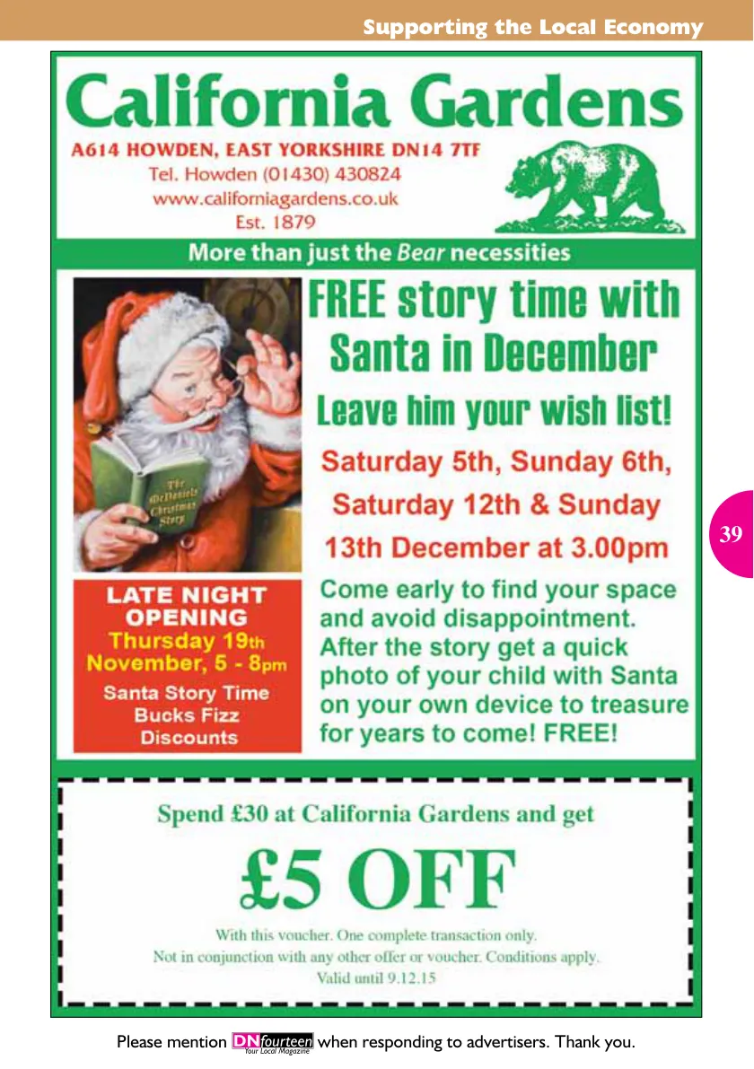 DNfourteen Magazine — November 2015 — Page 39 of 40