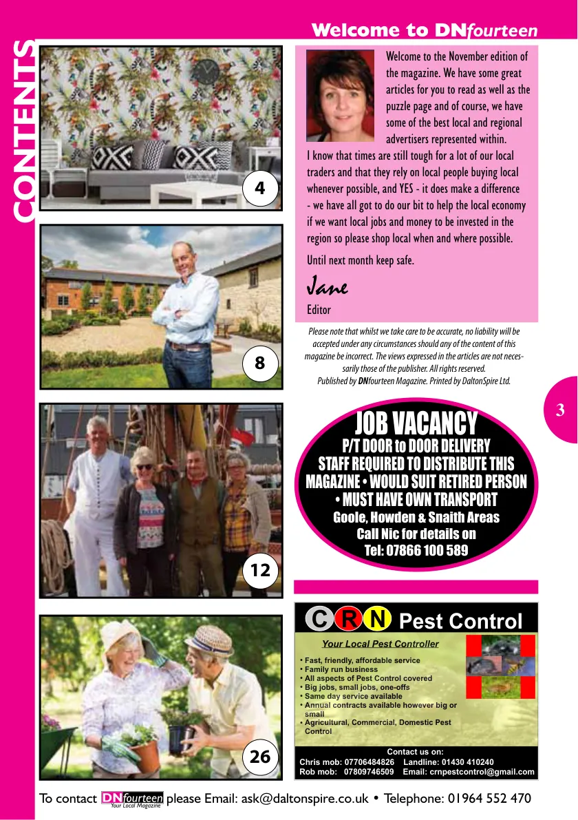 DNfourteen Magazine — November 2018 — Page 3 of 32