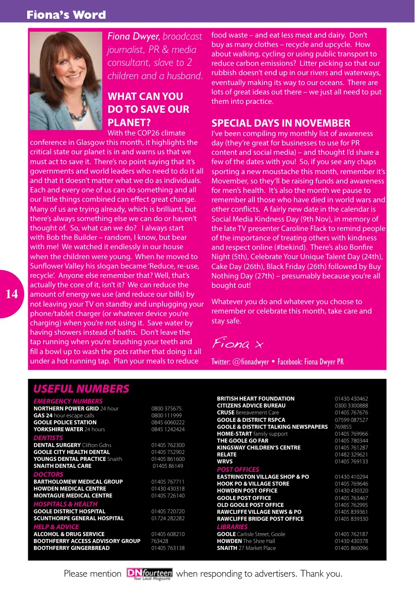 DN14 Magazine — November 2021 (Issue 140) — Page 14 of 16