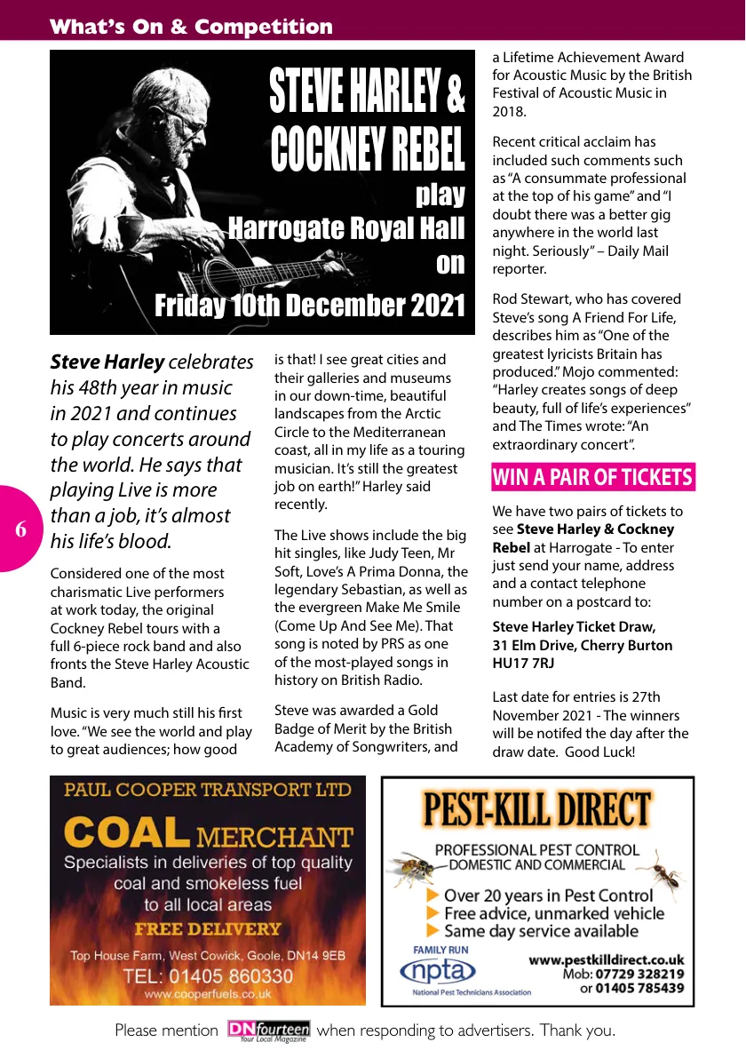 DN14 Magazine — November 2021 (Issue 140) — Page 6 of 16