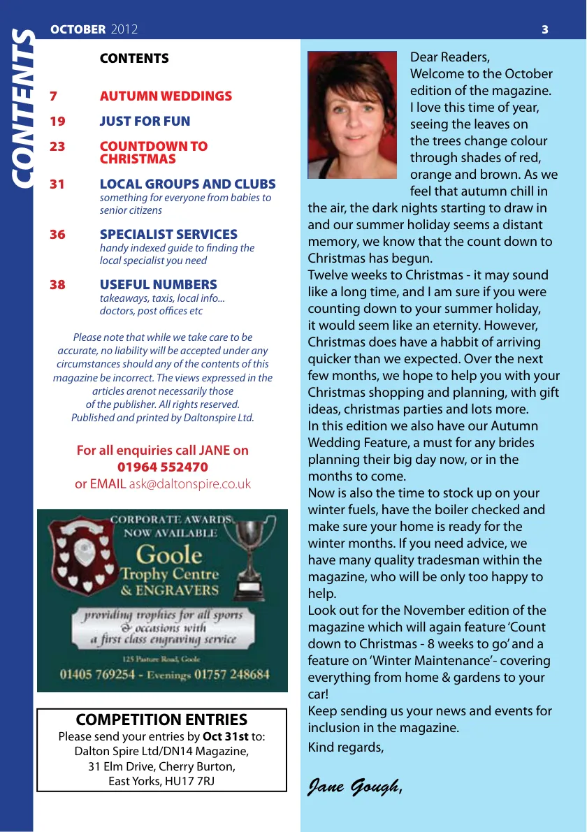 DNfourteen Magazine — October 2012 — Page 3 of 40