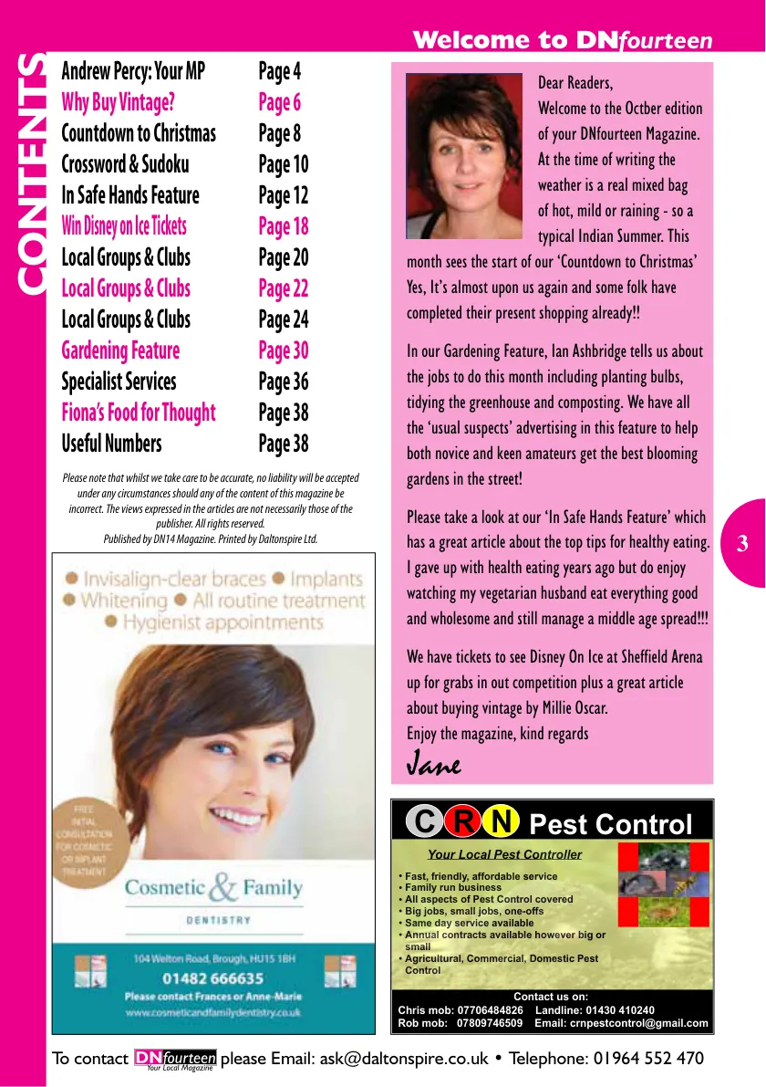 DNfourteen Magazine — October 2015 — Page 3 of 40