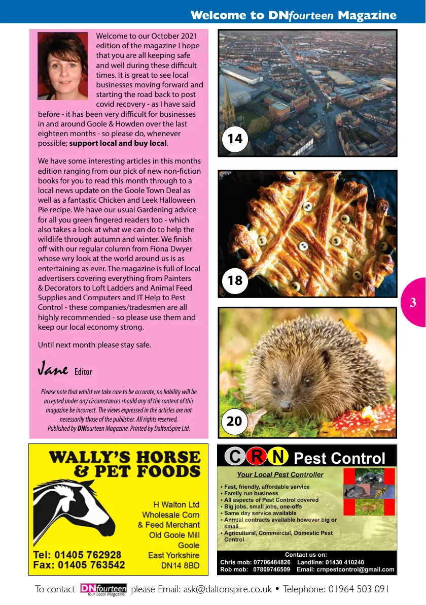 DN14 Magazine — October 2021 (Issue 139) — Page 3 of 32