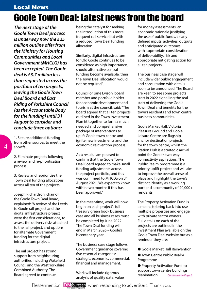 DN14 Magazine — October 2021 (Issue 139) — Page 4 of 32