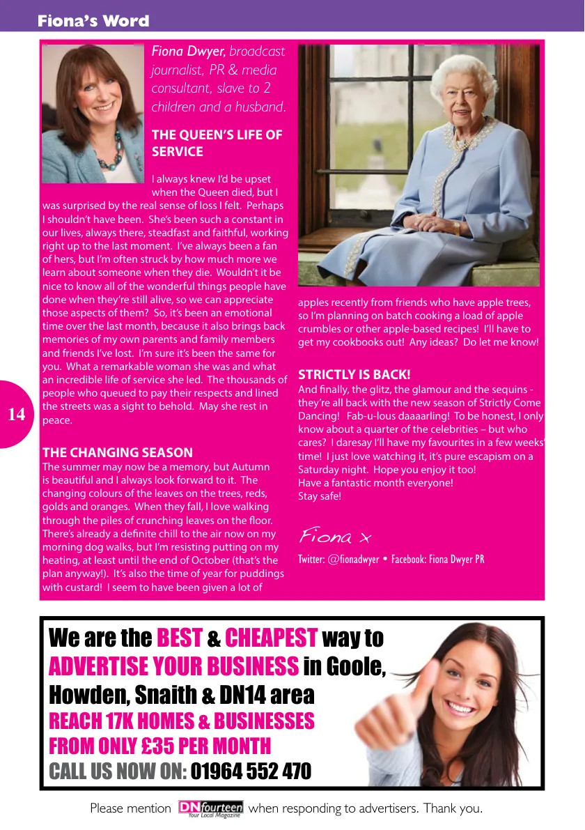 DNfourteen Magazine — October 2022 — Page 14 of 16