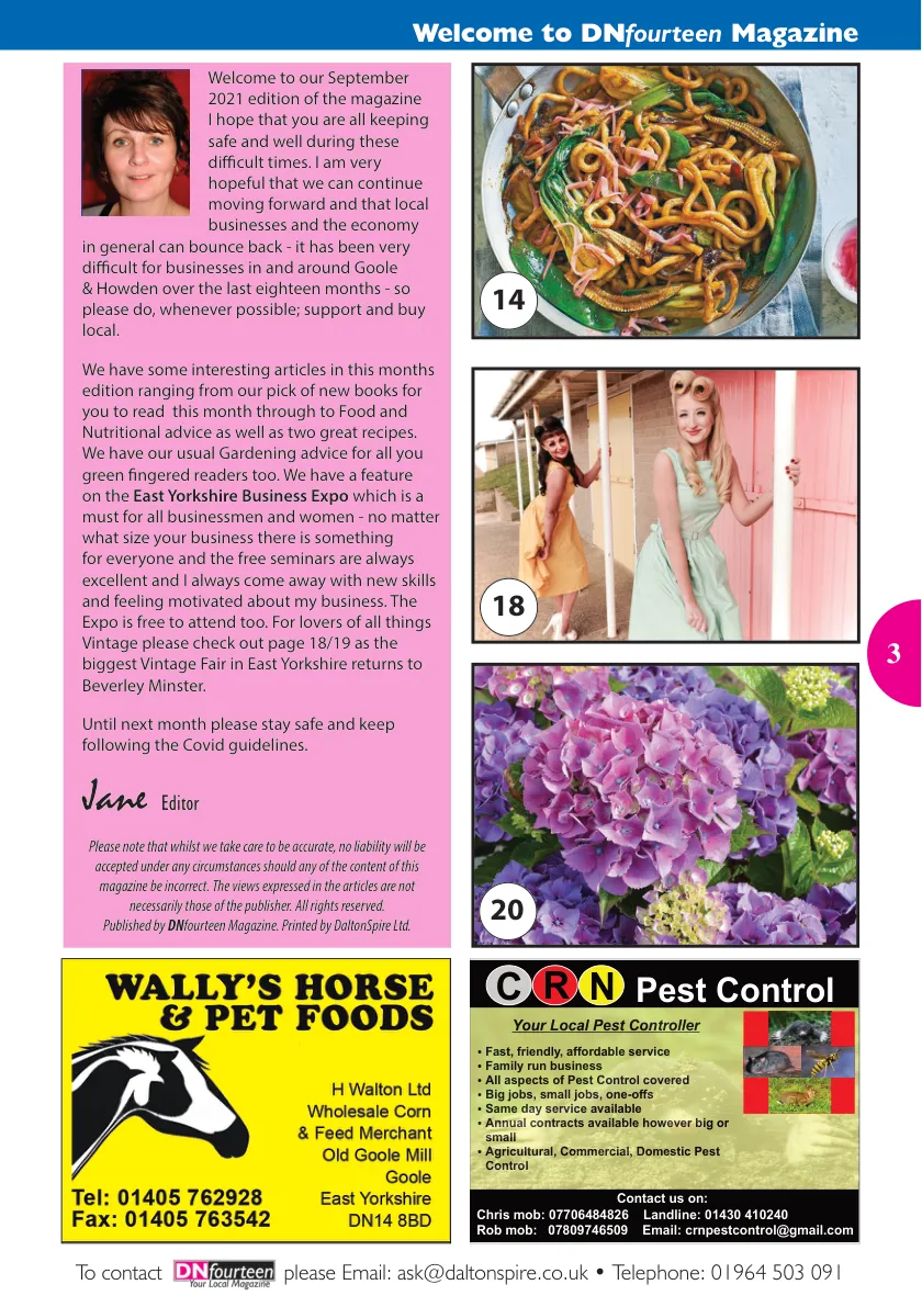 DN14 Magazine — September 2021 (Issue 138) — Page 3 of 24