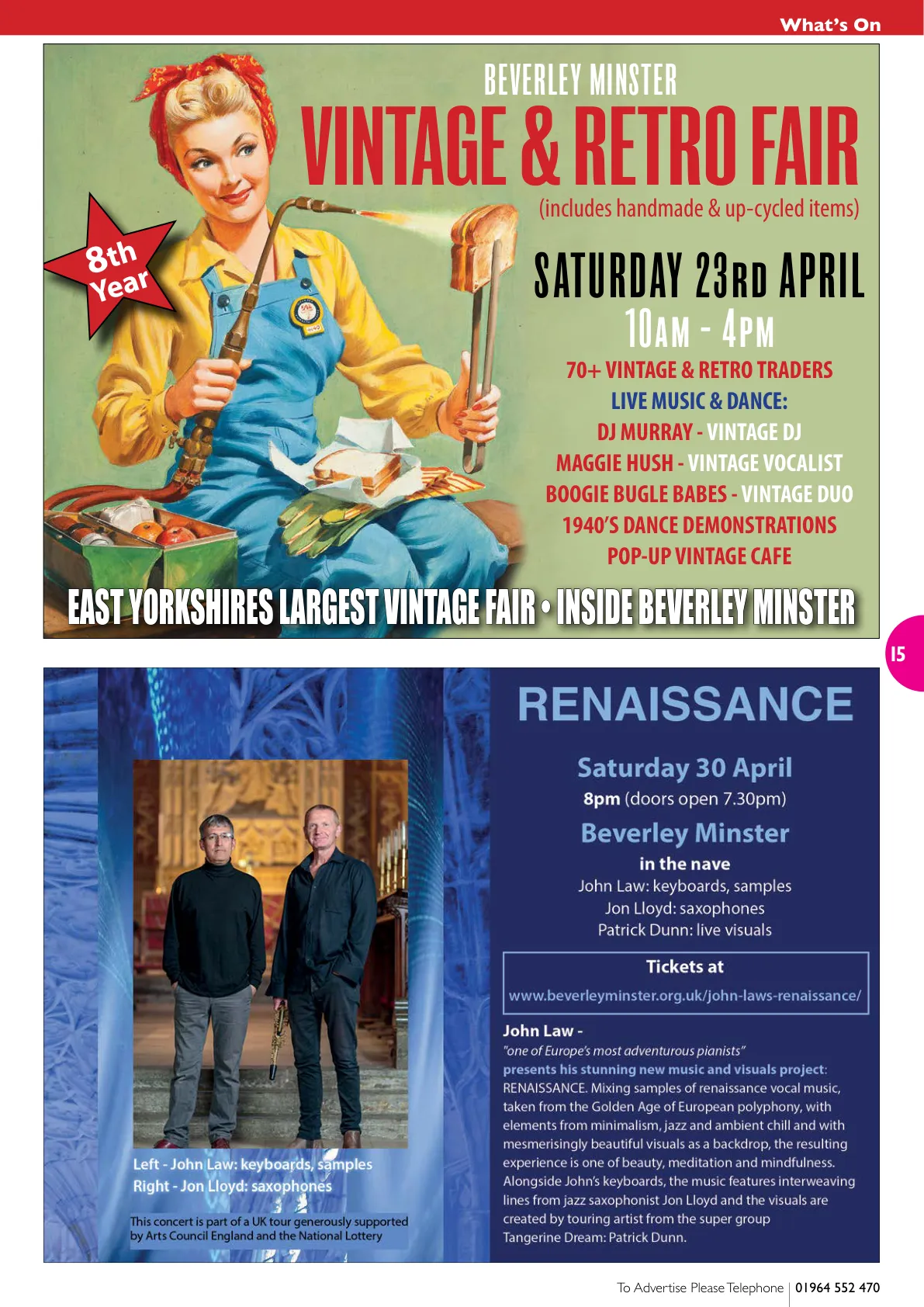 East Riding Magazine — April 2022 — Page 15 of 36