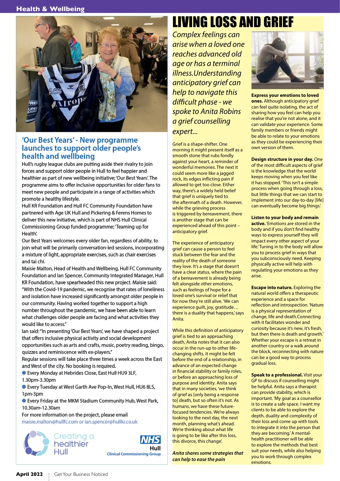 East Riding Magazine — April 2022 — Page 16 of 36