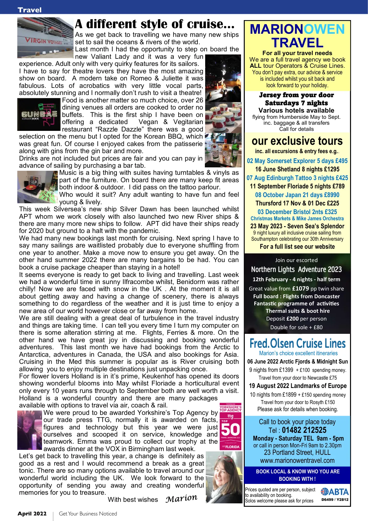East Riding Magazine — April 2022 — Page 26 of 36