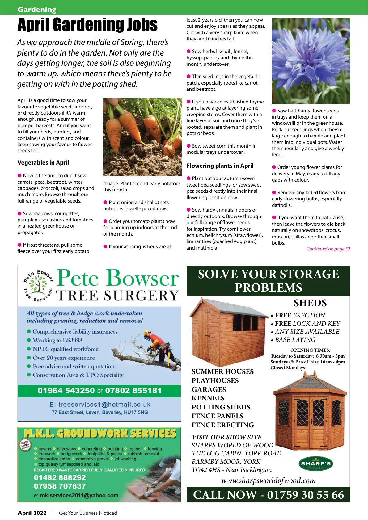 East Riding Magazine — April 2022 — Page 30 of 36