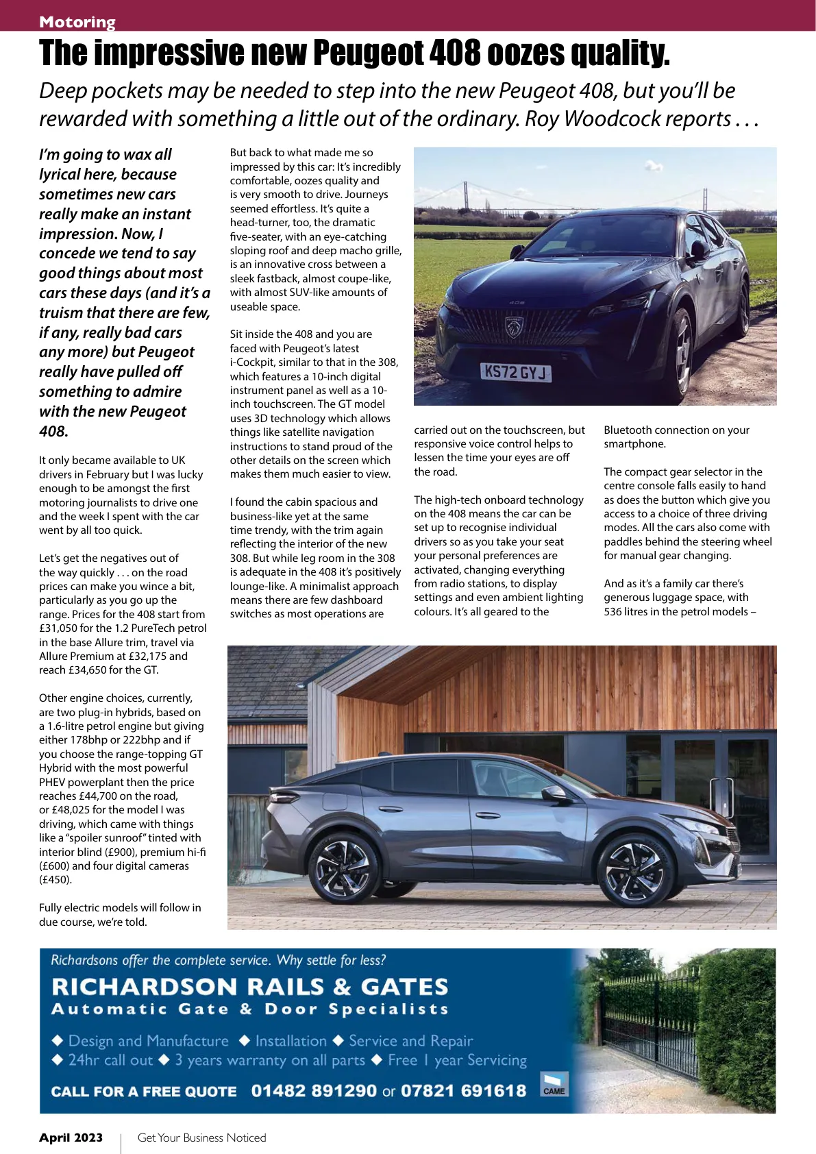 East Riding Magazine — April 2023 — Page 28 of 36