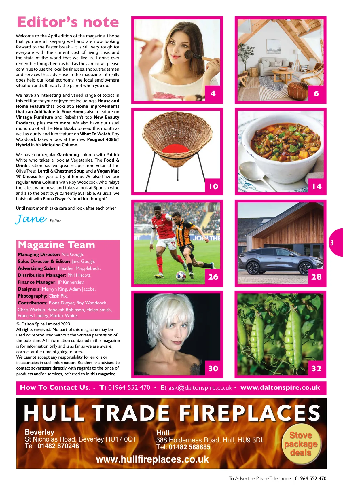 East Riding Magazine — April 2023 — Page 3 of 36