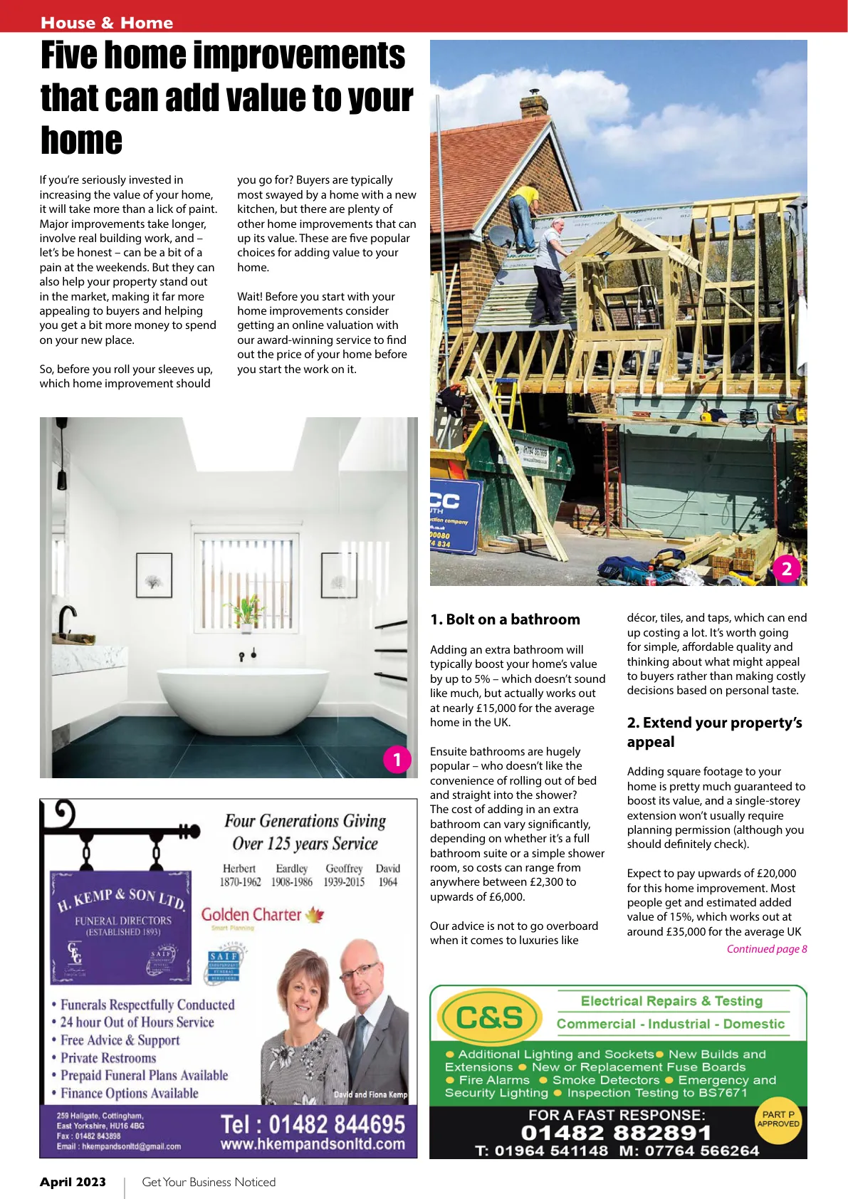 East Riding Magazine — April 2023 — Page 6 of 36
