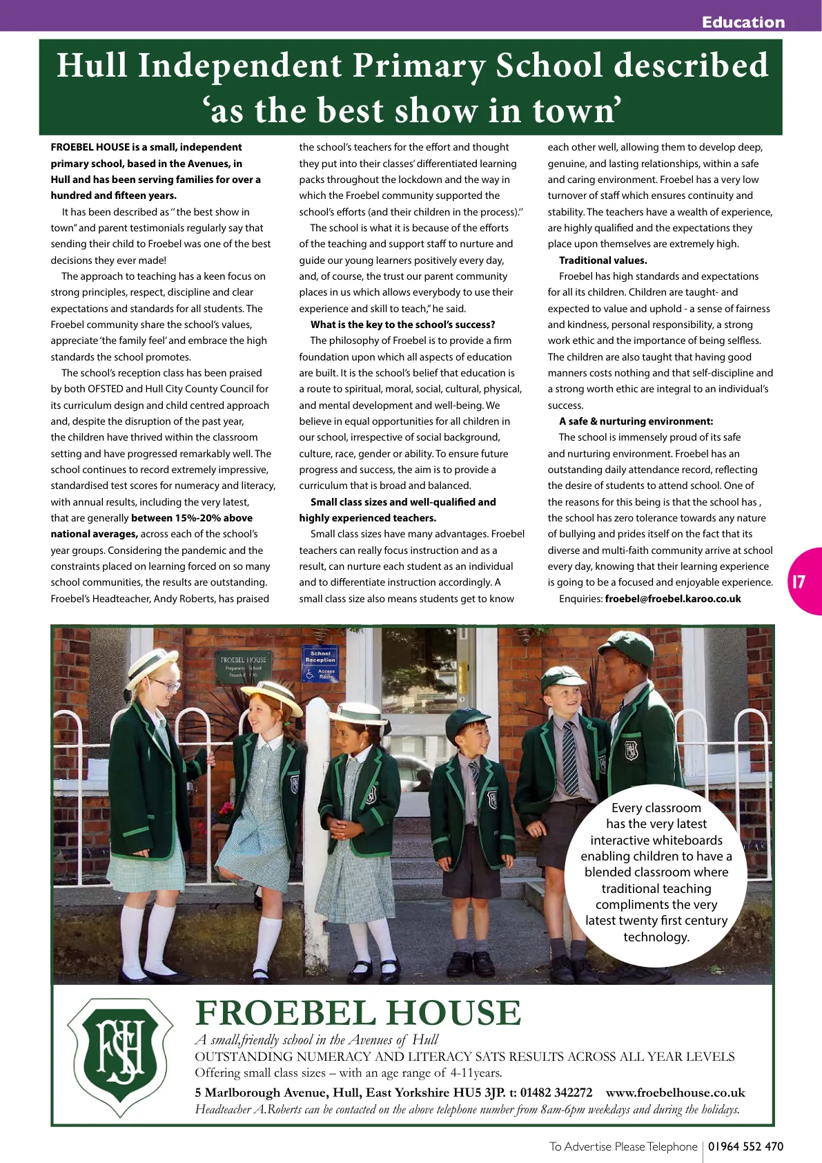 East Riding Magazine — August 2021 — Page 17 of 44