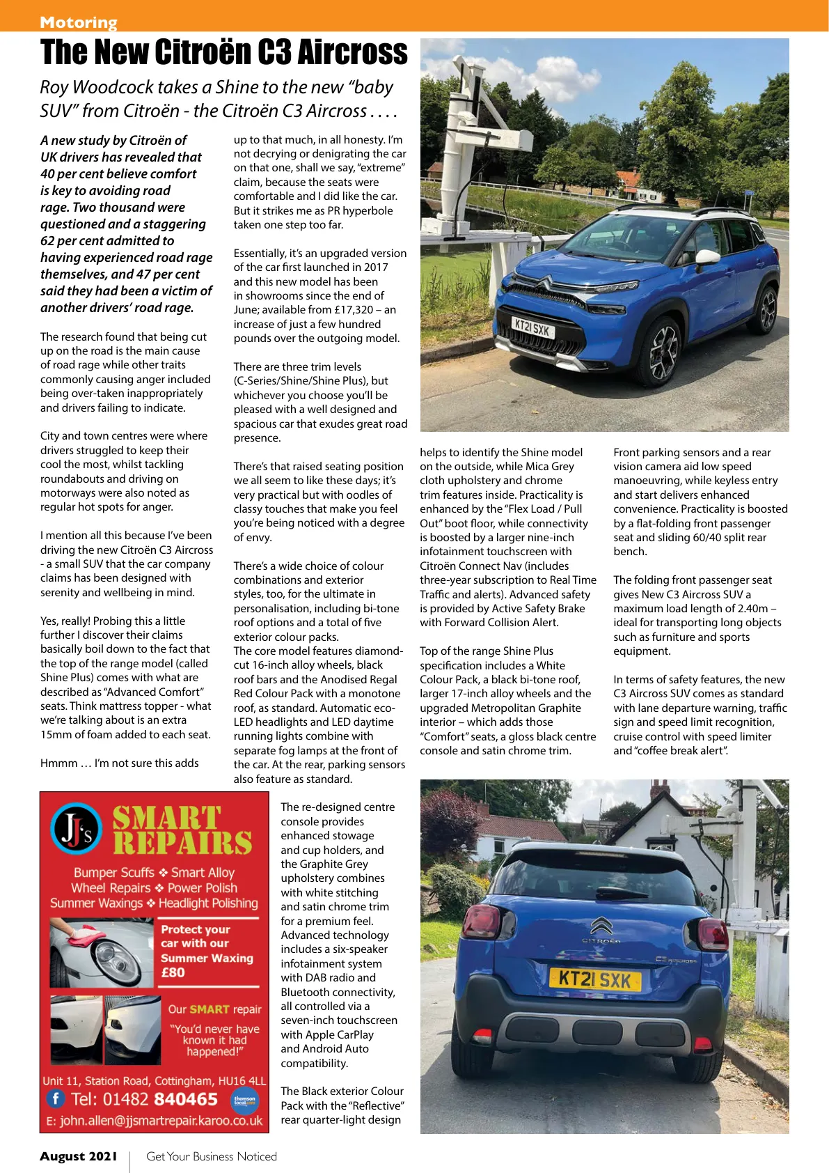 East Riding Magazine — August 2021 — Page 28 of 44