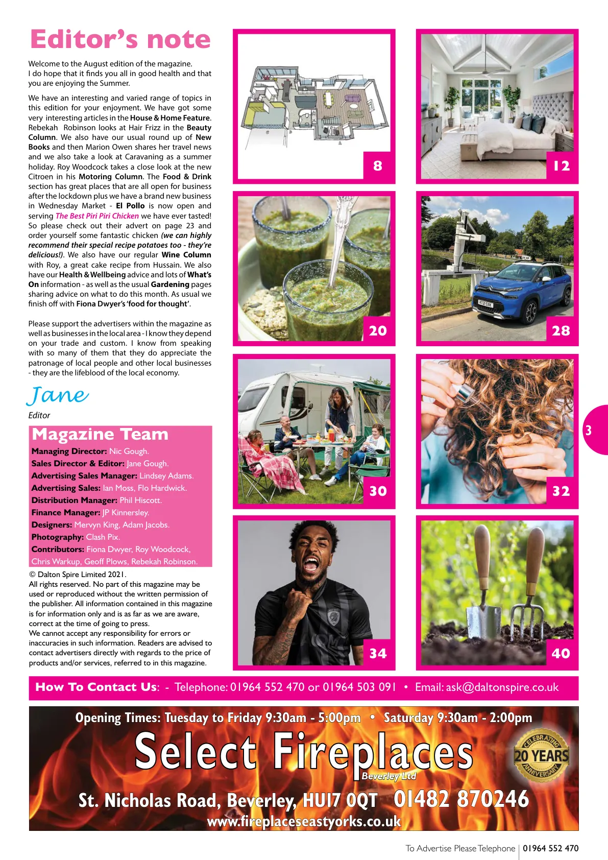 East Riding Magazine — August 2021 — Page 3 of 44