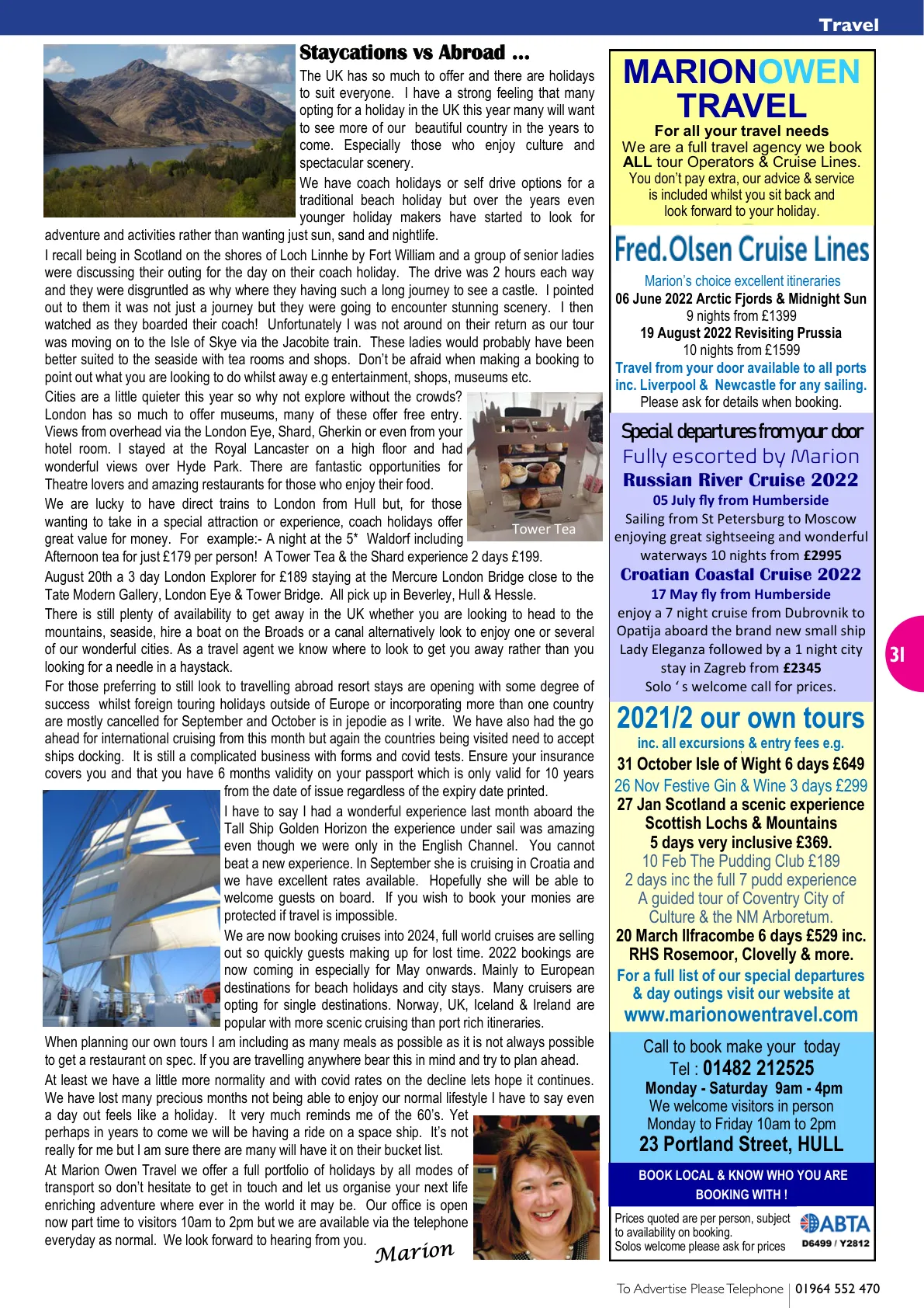 East Riding Magazine — August 2021 — Page 31 of 44