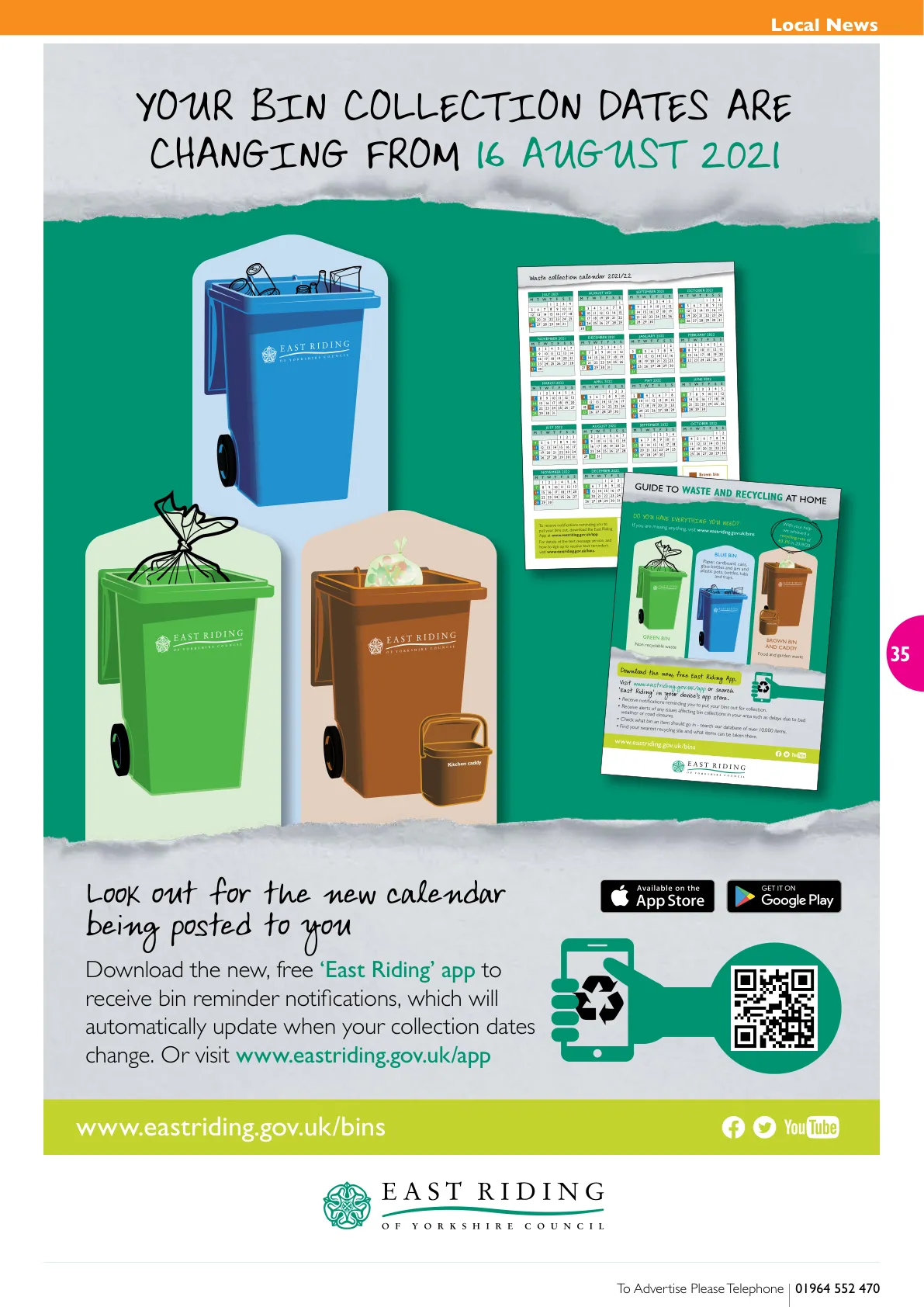 East Riding Magazine — August 2021 — Page 35 of 44