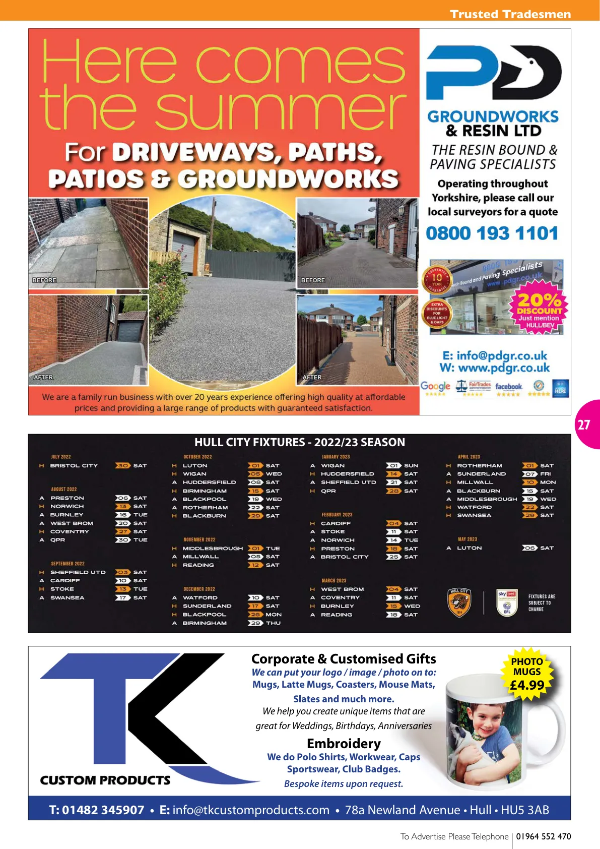 East Riding Magazine — August 2022 — Page 27 of 36