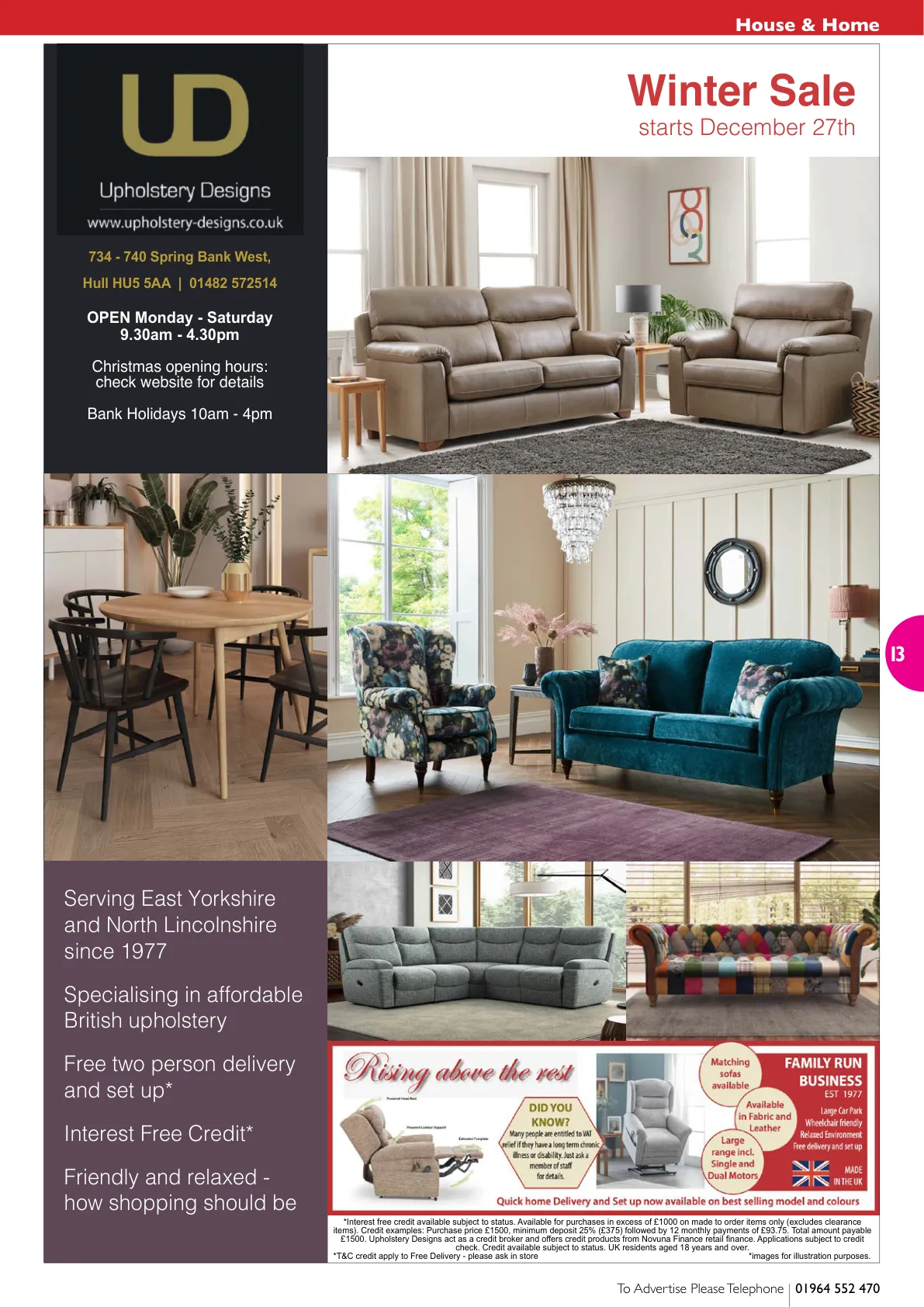 East Riding Magazine — December 2022 — Page 13 of 36