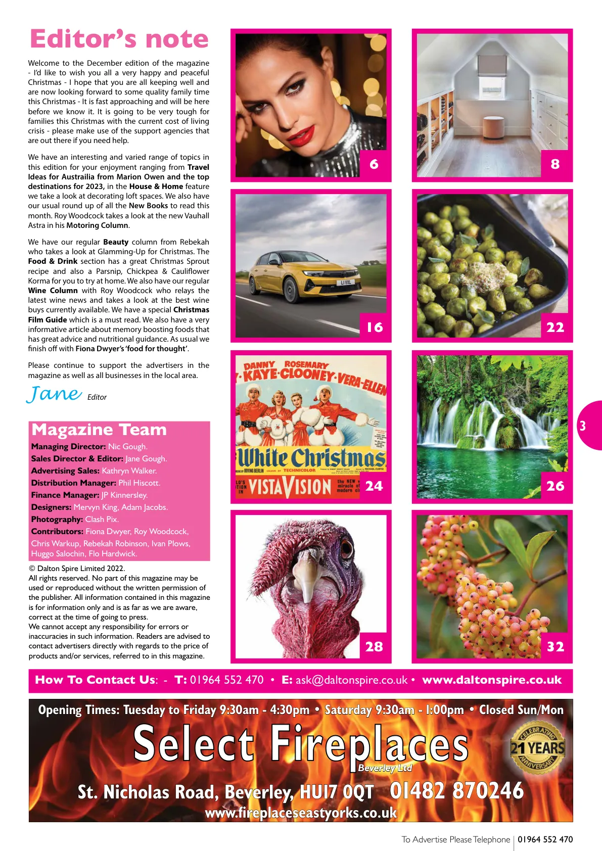 East Riding Magazine — December 2022 — Page 3 of 36