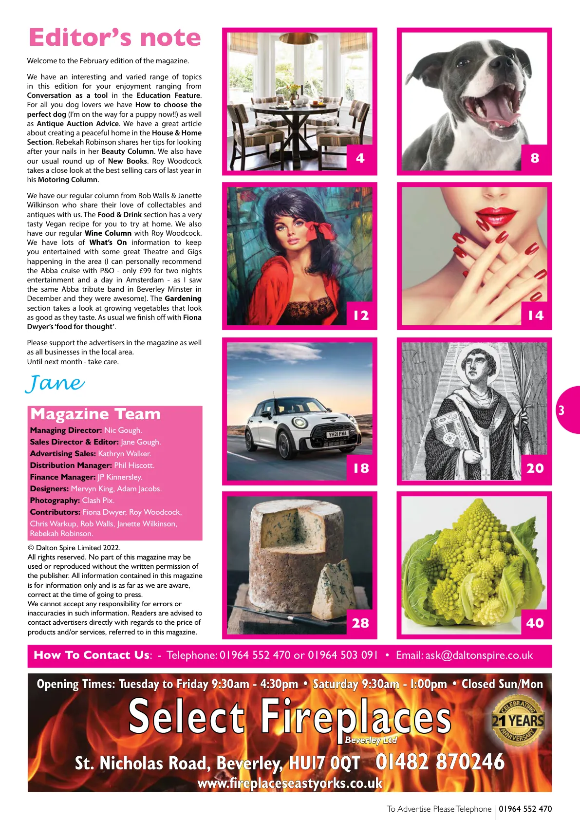 East Riding Magazine — February 2022 — Page 3 of 44