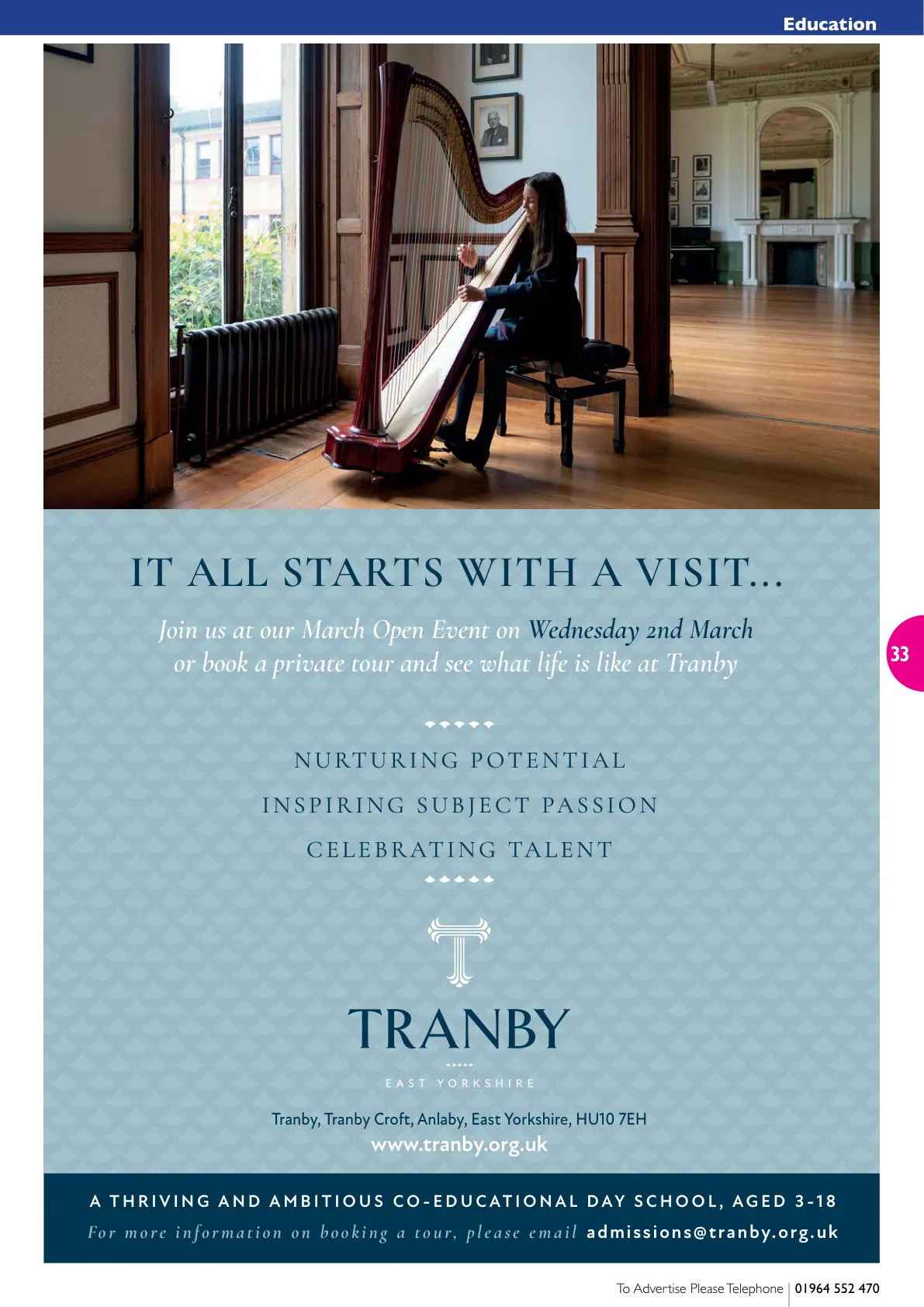 East Riding Magazine — February 2022 — Page 33 of 44