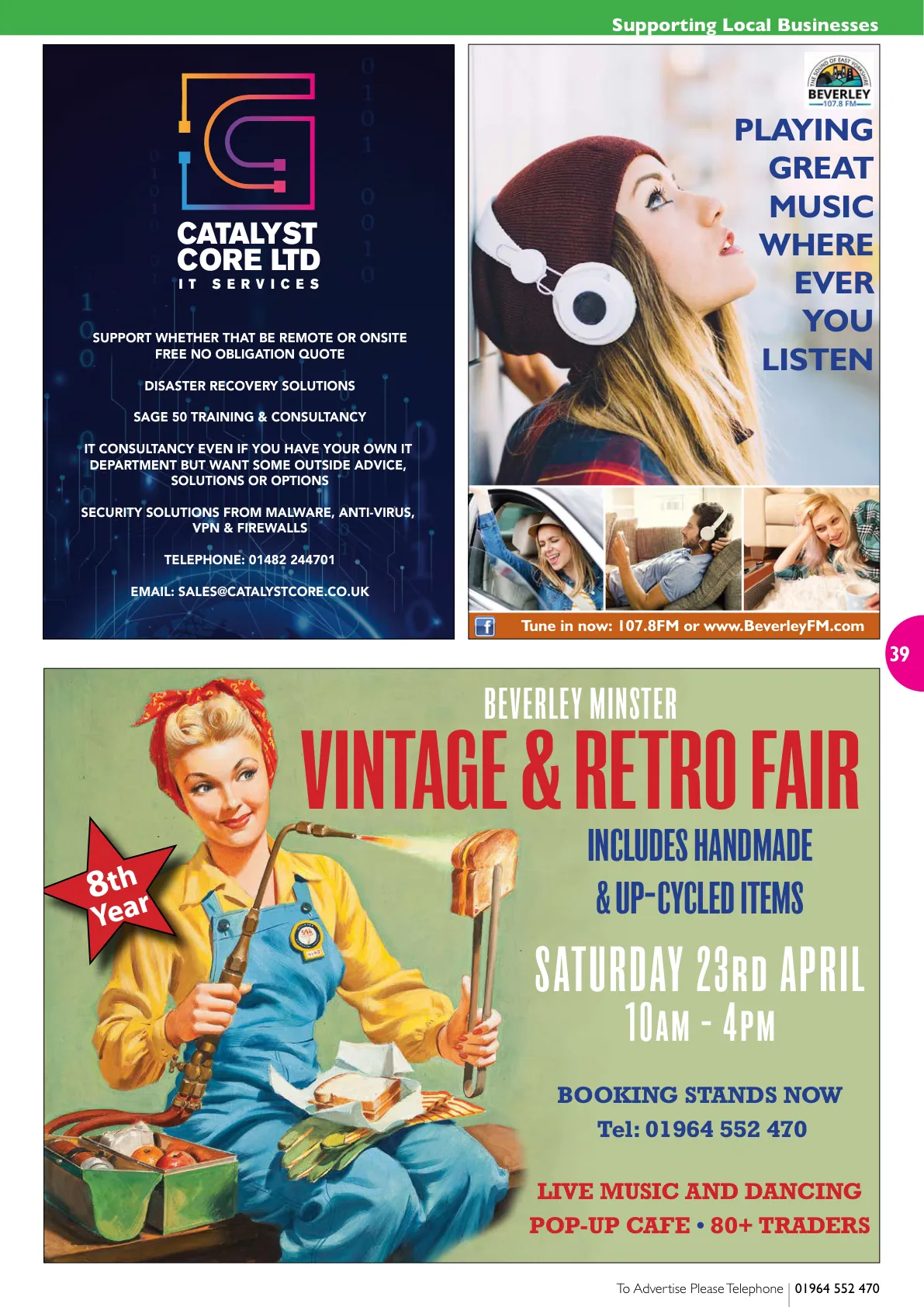 East Riding Magazine — February 2022 — Page 39 of 44