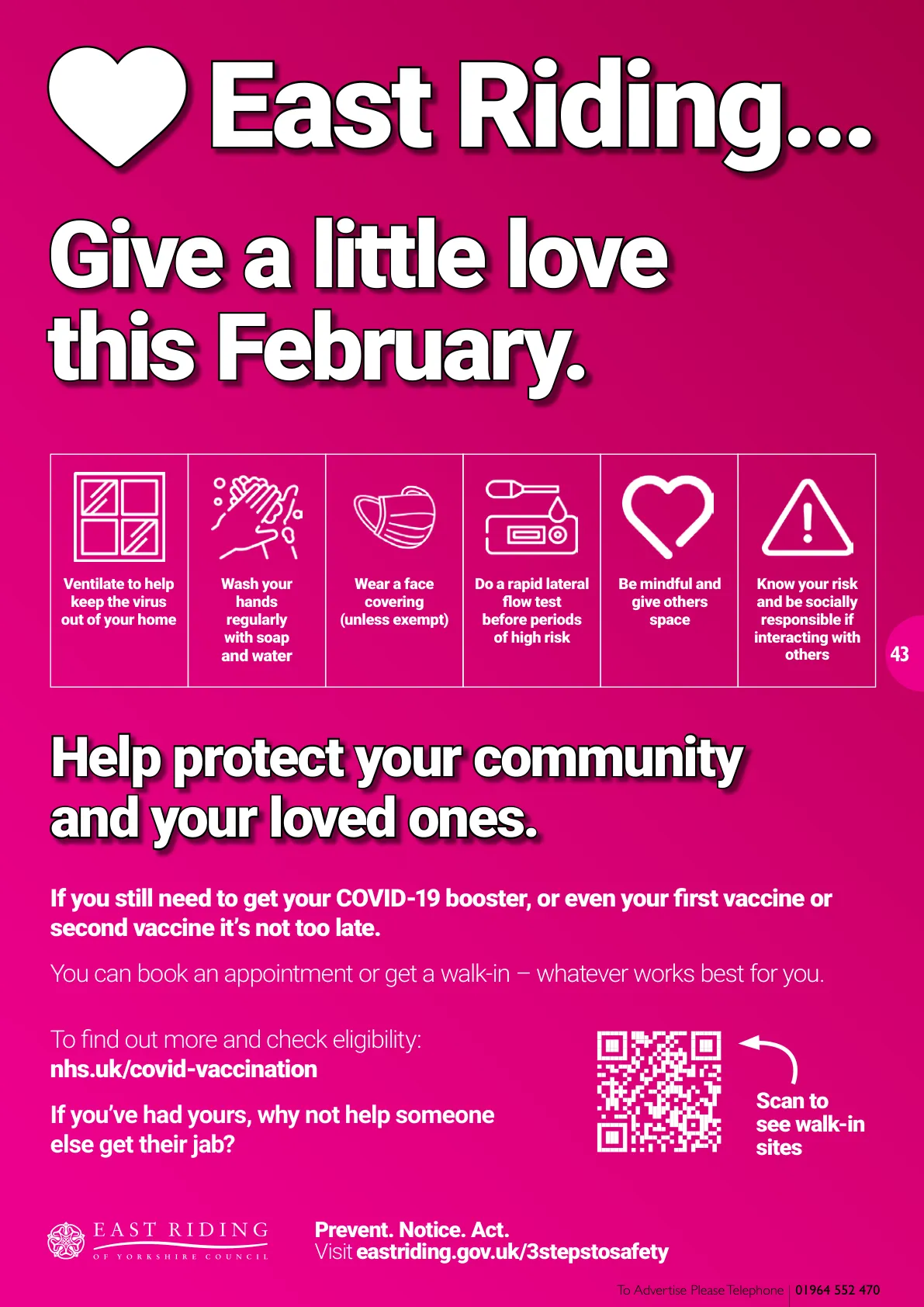 East Riding Magazine — February 2022 — Page 43 of 44