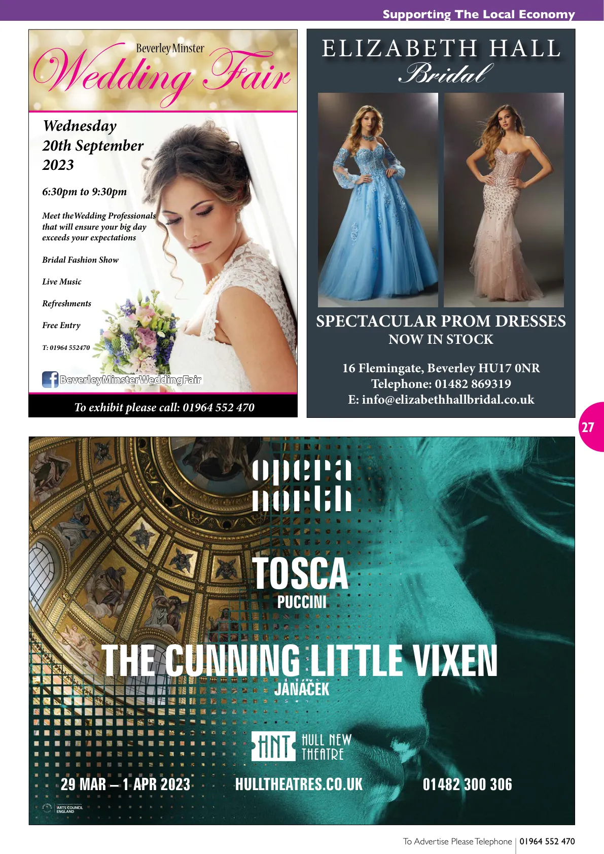 East Riding Magazine — February 2023 — Page 27 of 36