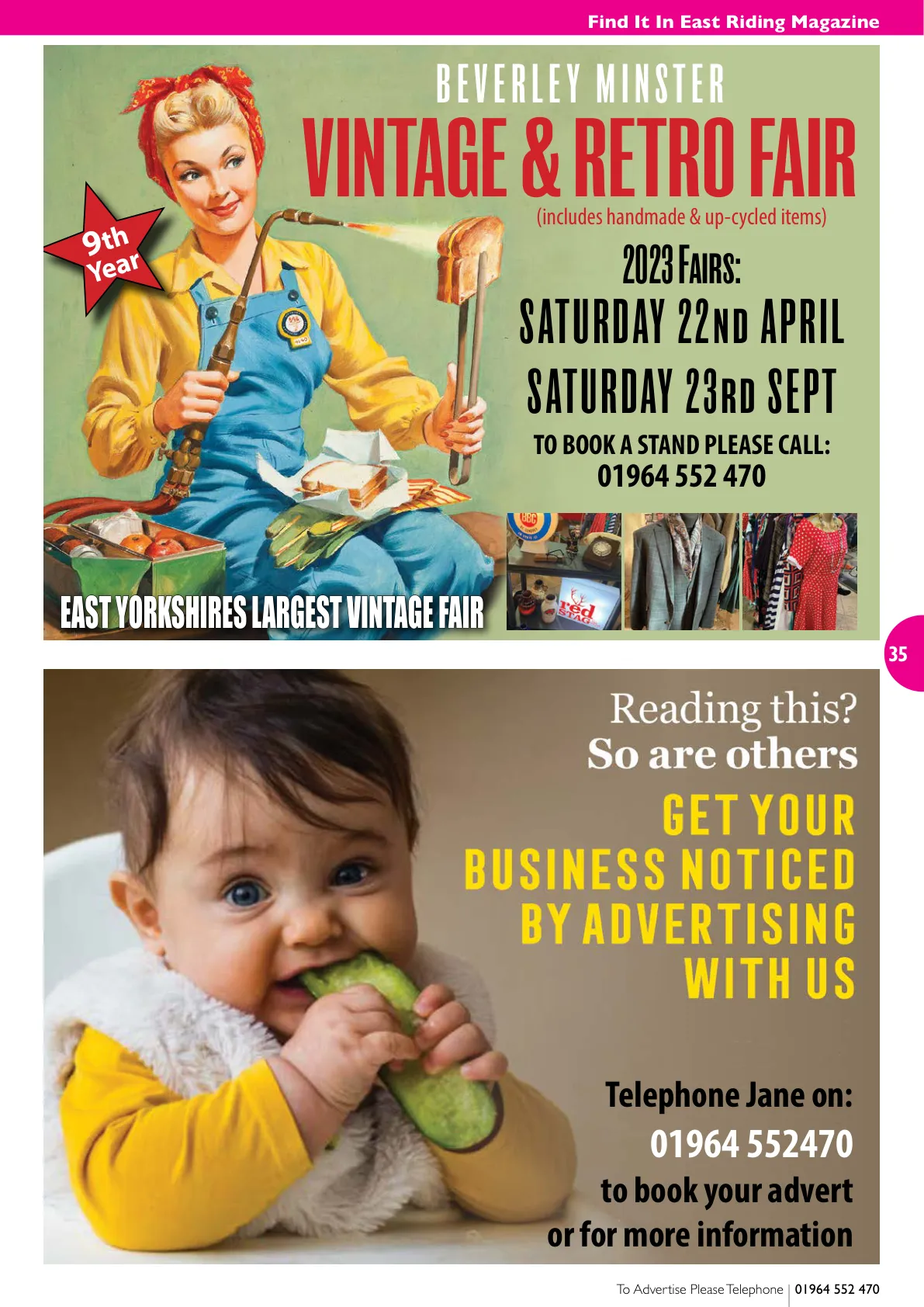 East Riding Magazine — February 2023 — Page 35 of 36