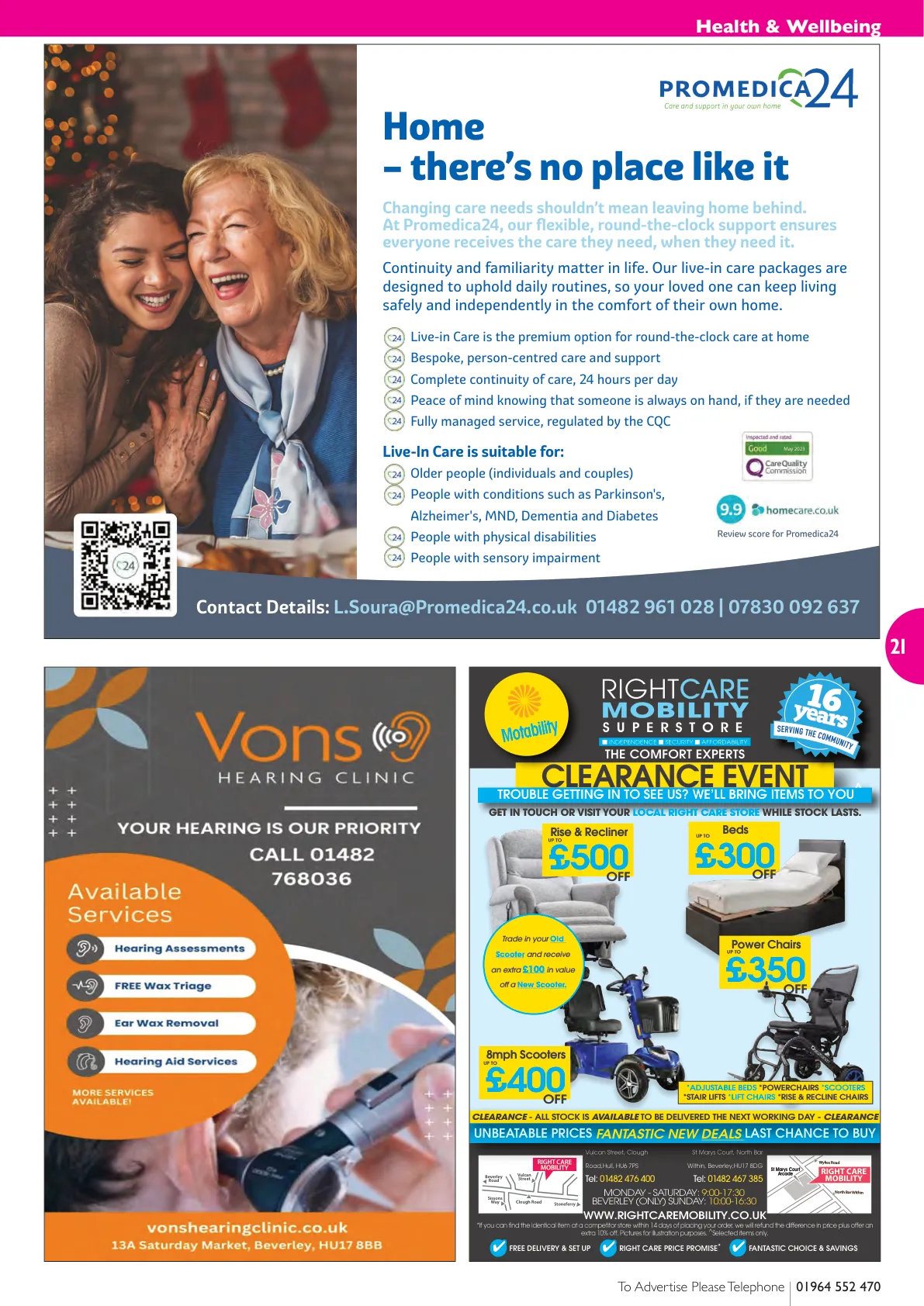 East Riding Magazine — February 2024 — Page 21 of 36