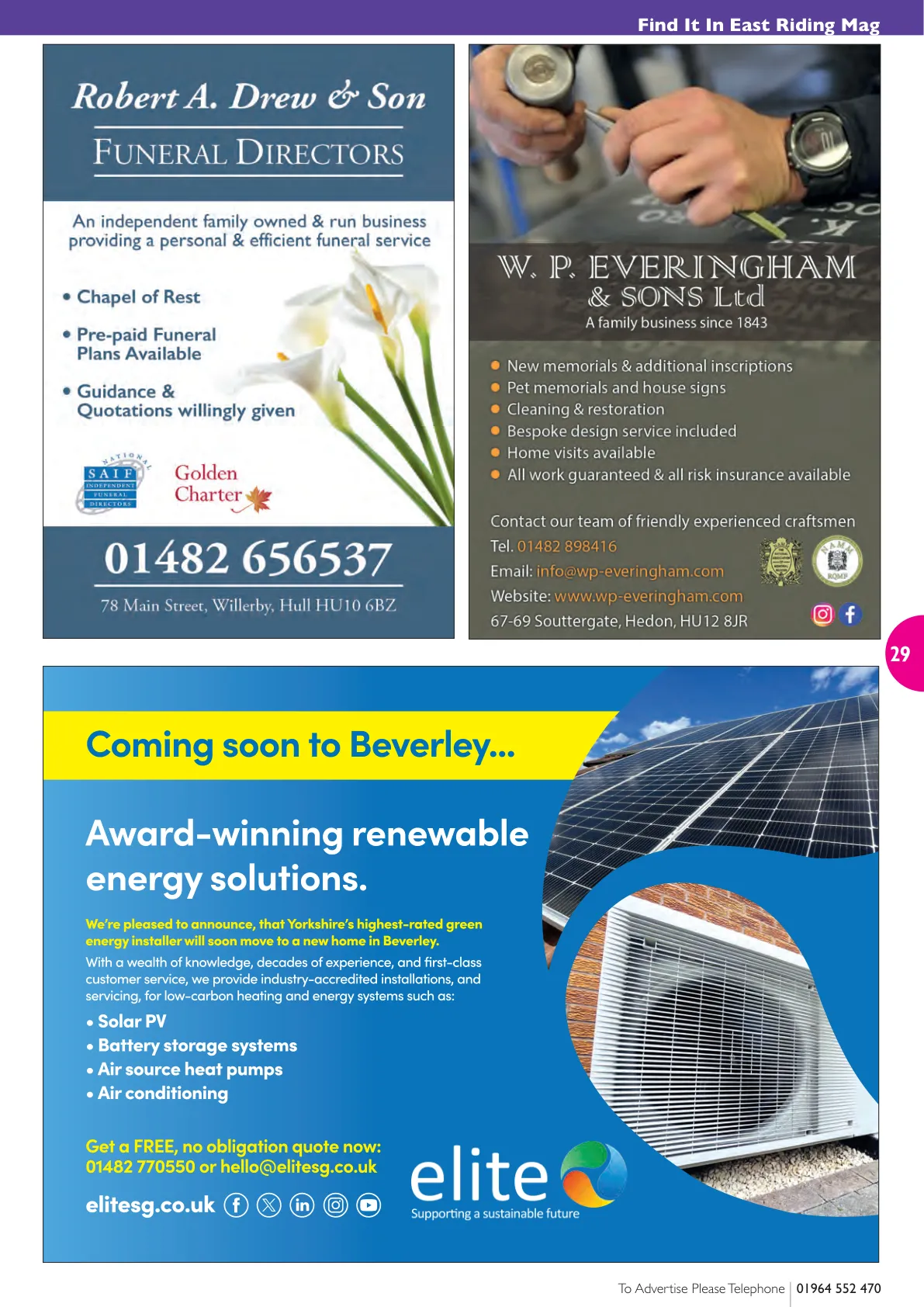 East Riding Magazine — February 2024 — Page 29 of 36