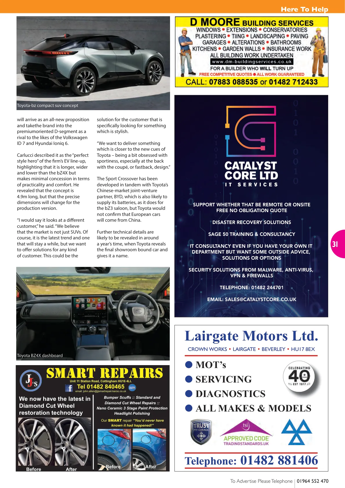 East Riding Magazine — February 2024 — Page 31 of 36