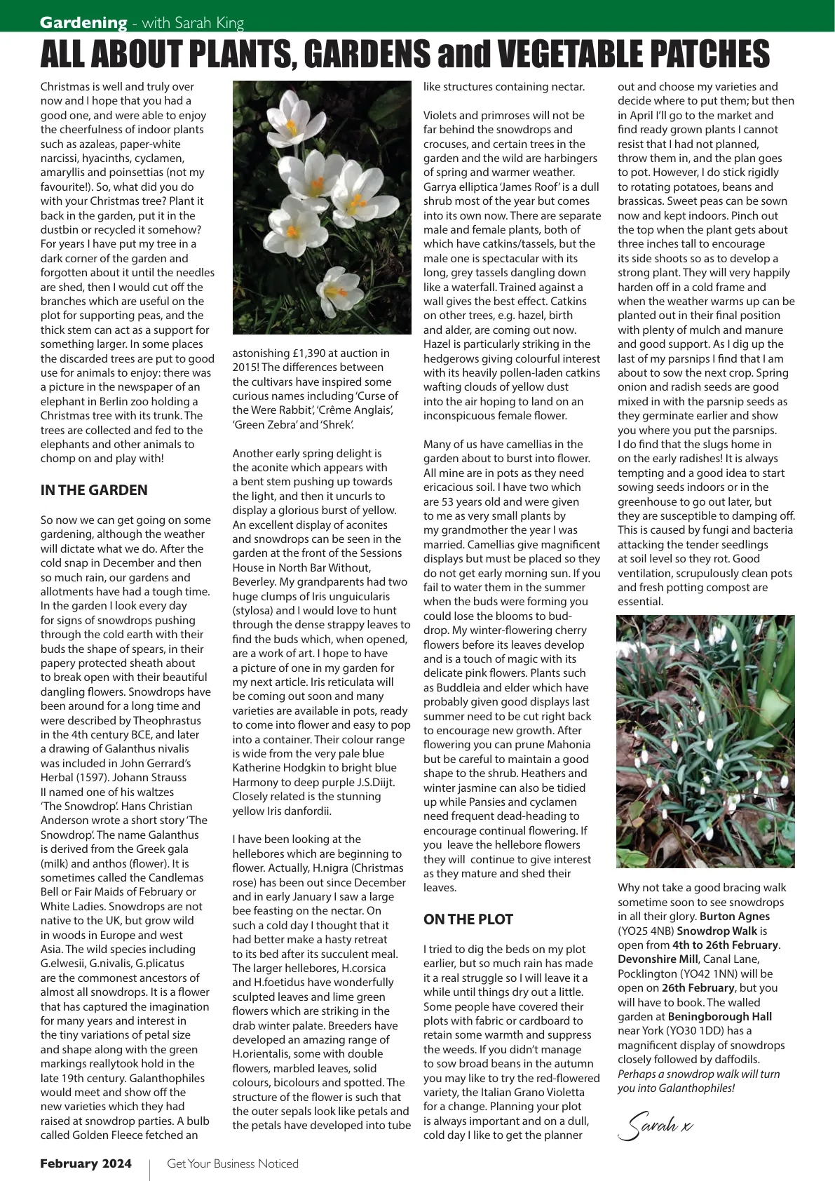 East Riding Magazine — February 2024 — Page 32 of 36