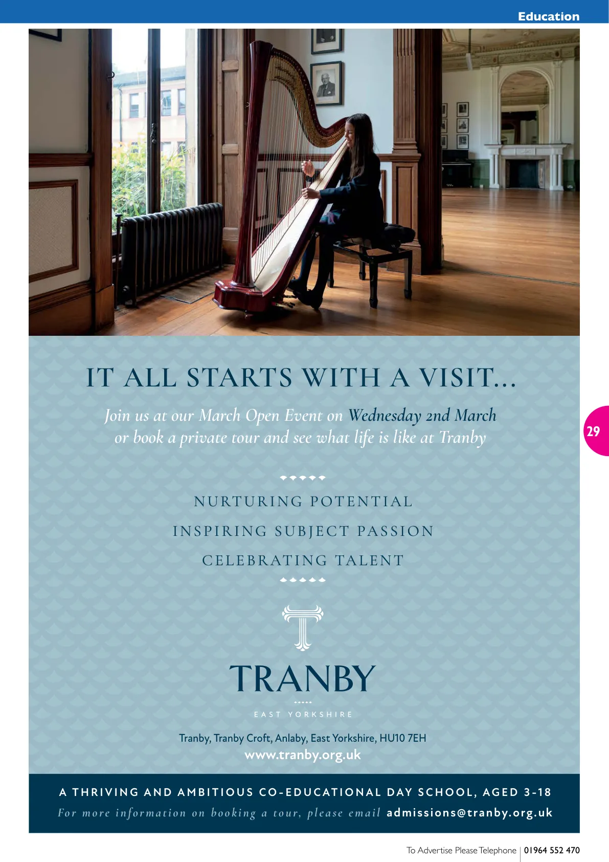 East Riding Magazine — January 2022 — Page 29 of 44