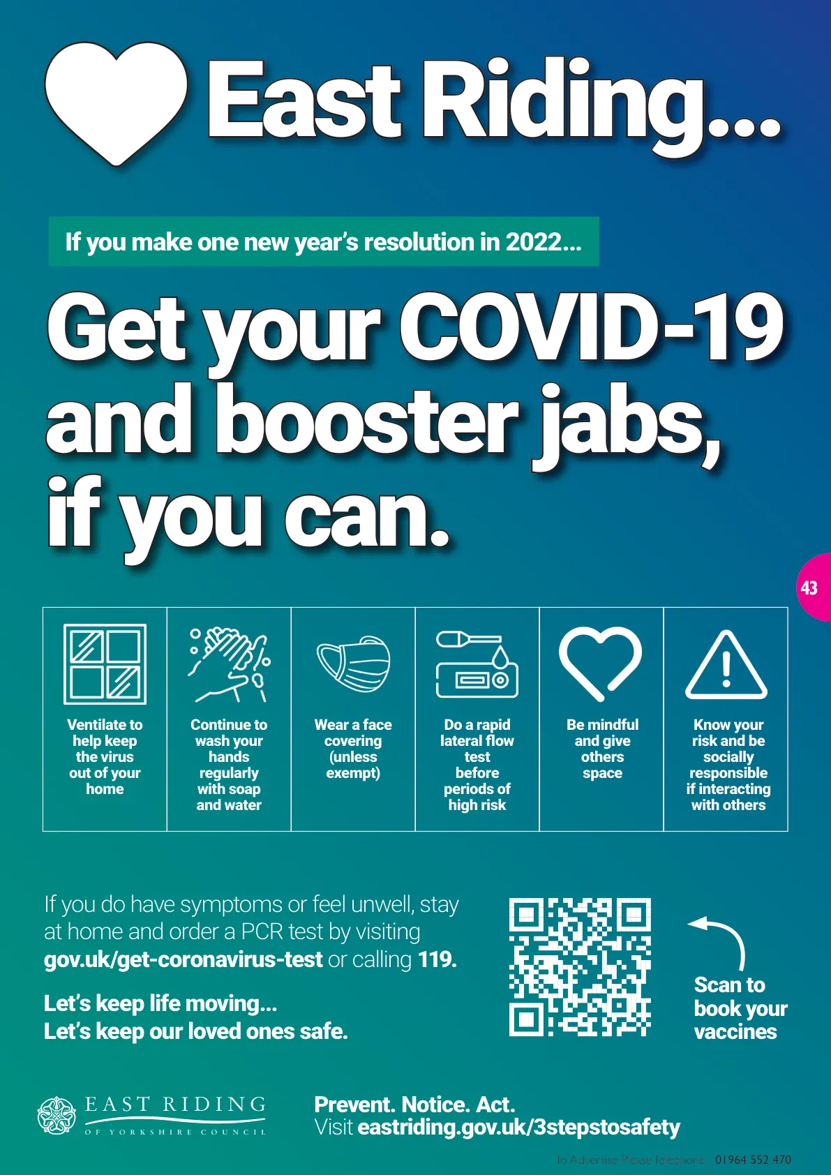 East Riding Magazine — January 2022 — Page 43 of 44