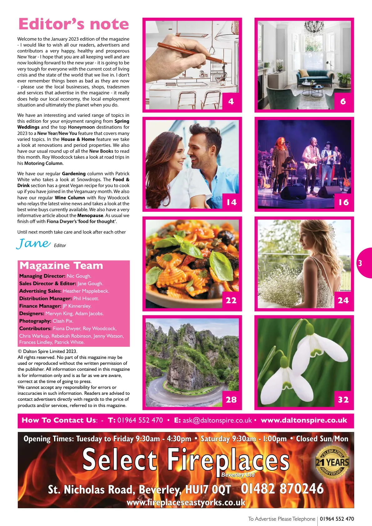 East Riding Magazine — January 2023 — Page 3 of 36