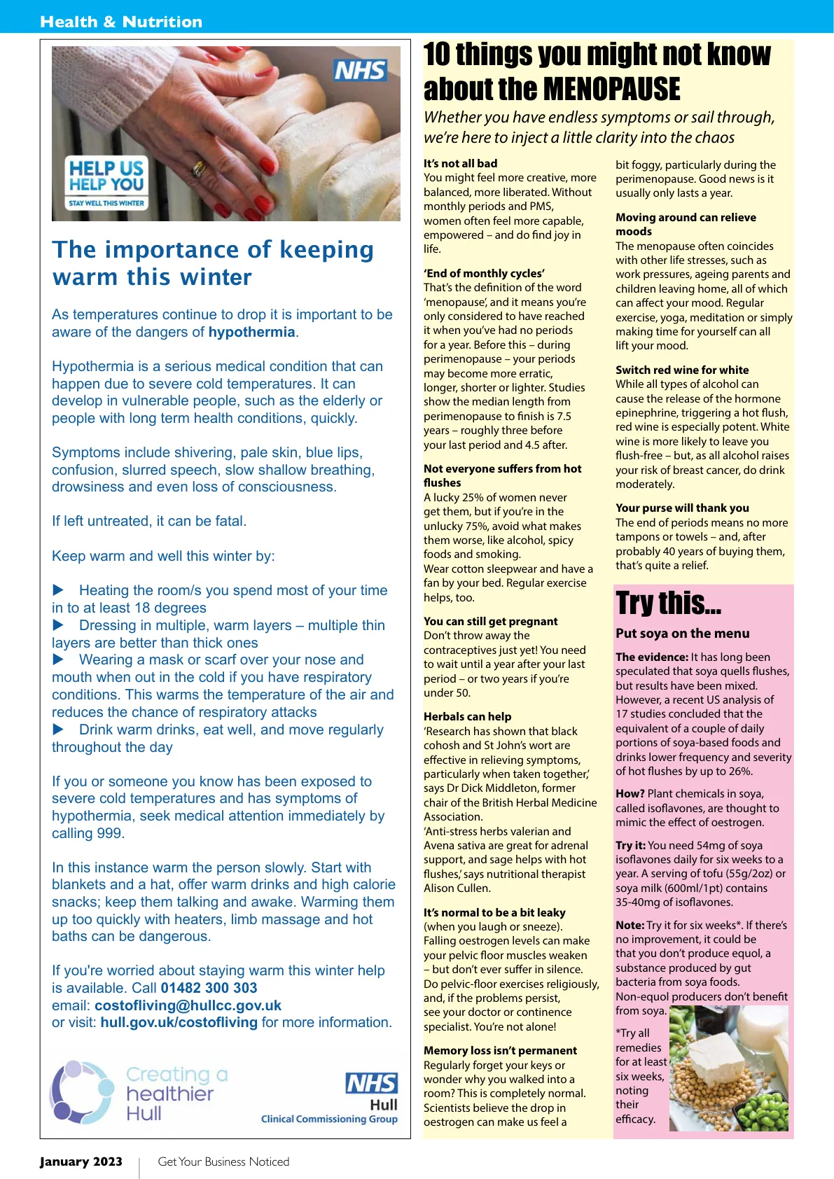 East Riding Magazine — January 2023 — Page 30 of 36