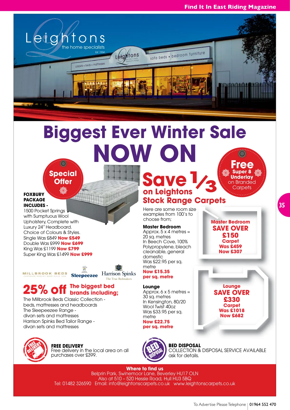 East Riding Magazine — January 2023 — Page 35 of 36