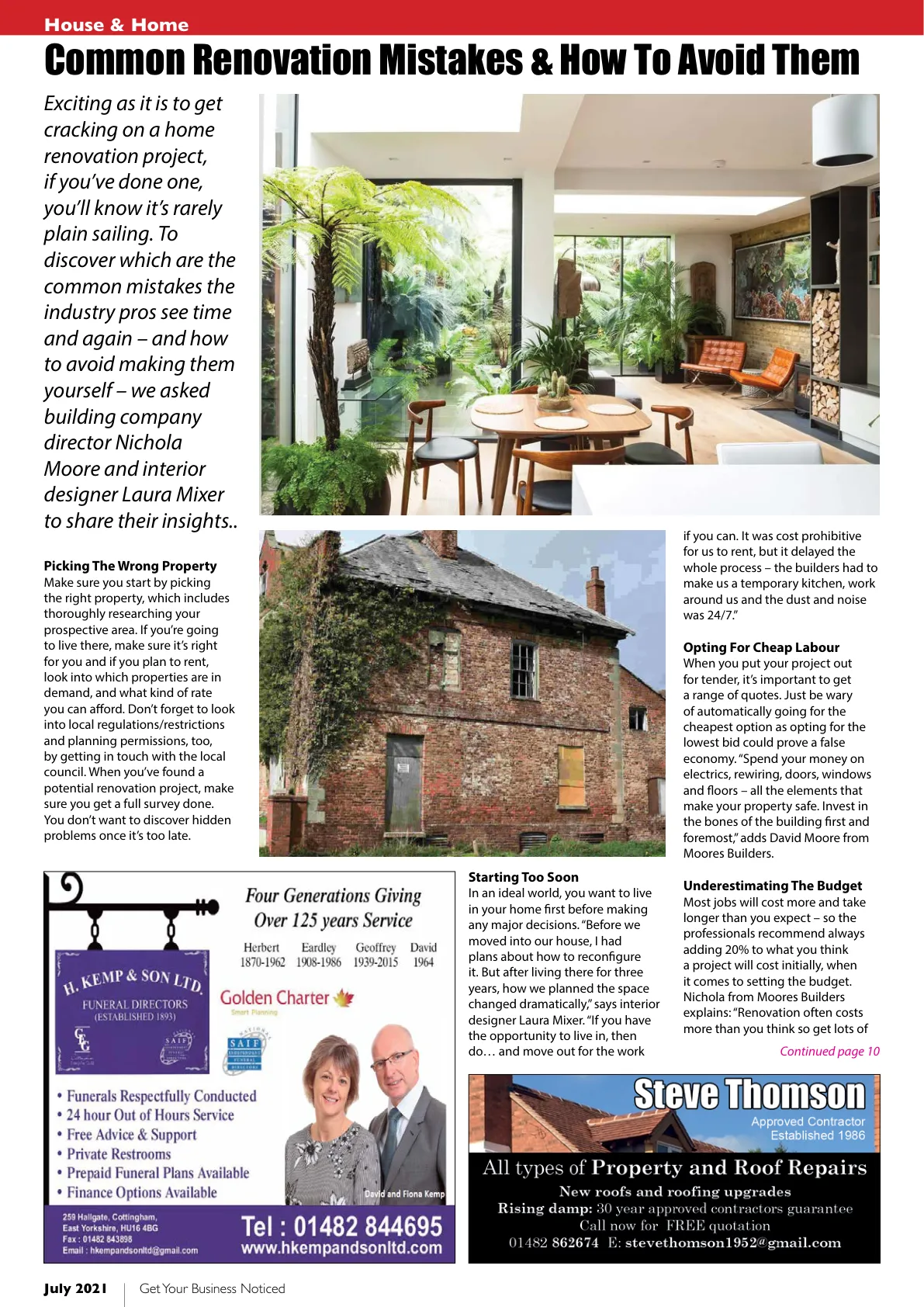 East Riding Magazine — July 2021 — Page 8 of 44
