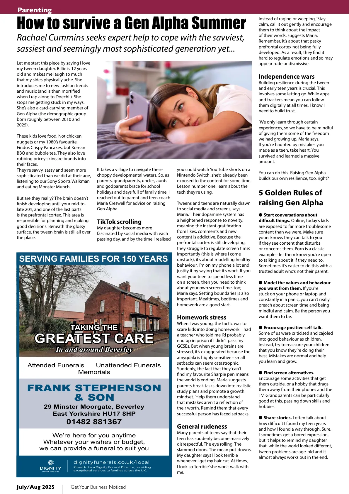 East Riding Magazine — July 2025 — Page 26 of 36