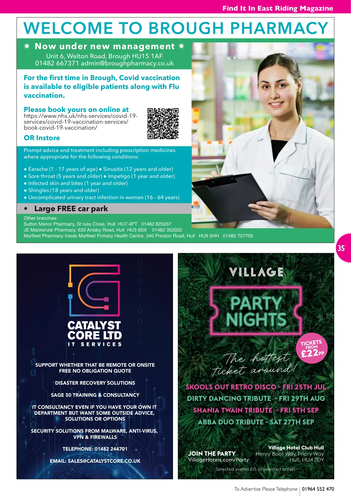 East Riding Magazine — July 2025 — Page 35 of 36