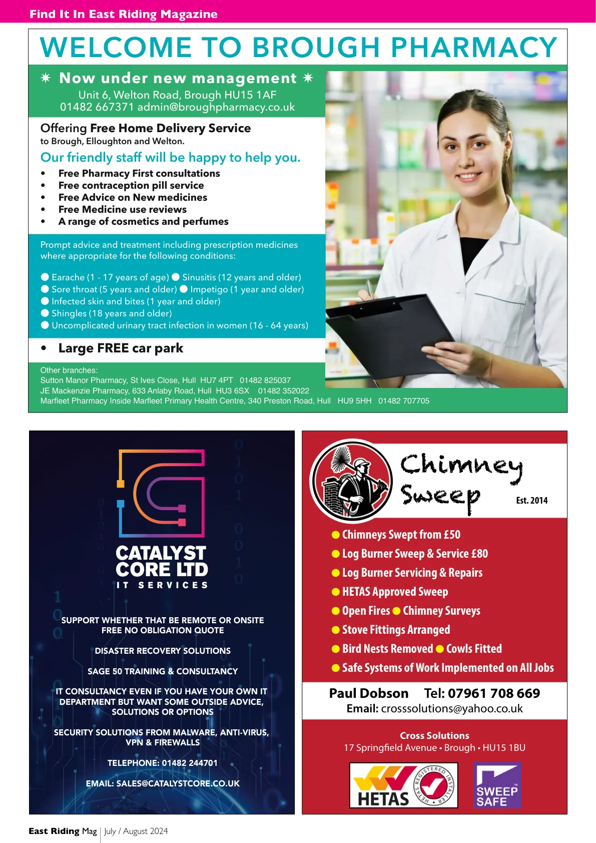 East Riding Magazine — July/August 2024 — Page 2 of 36