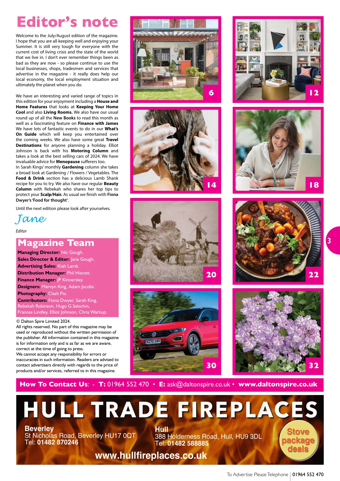 East Riding Magazine — July/August 2024 — Page 3 of 36